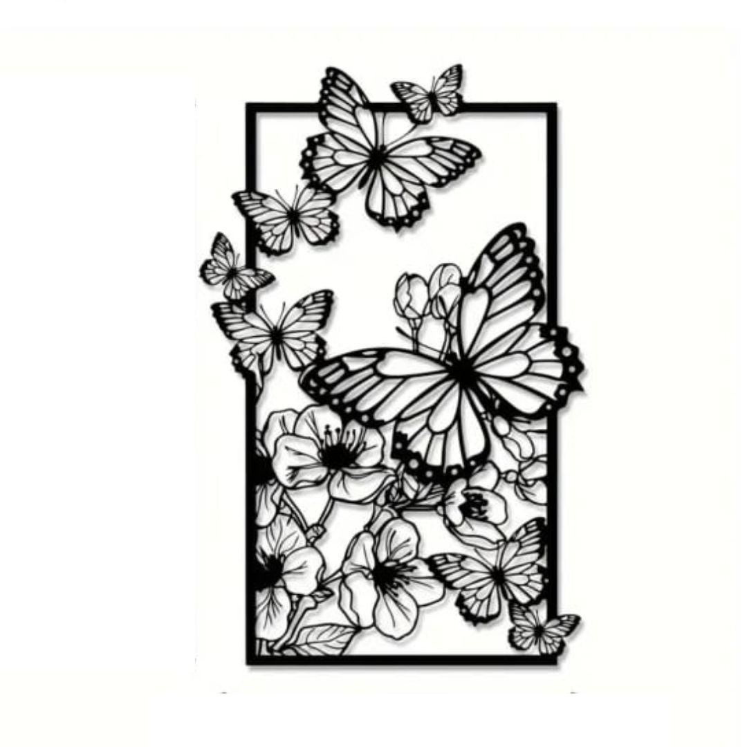 Butterfly Garden Wall Frame
